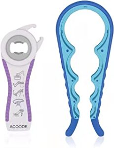 Acoode Jar Opener, 5-in-1 and 2-in-1 bottle opener combo kitchen accessories from Amazon