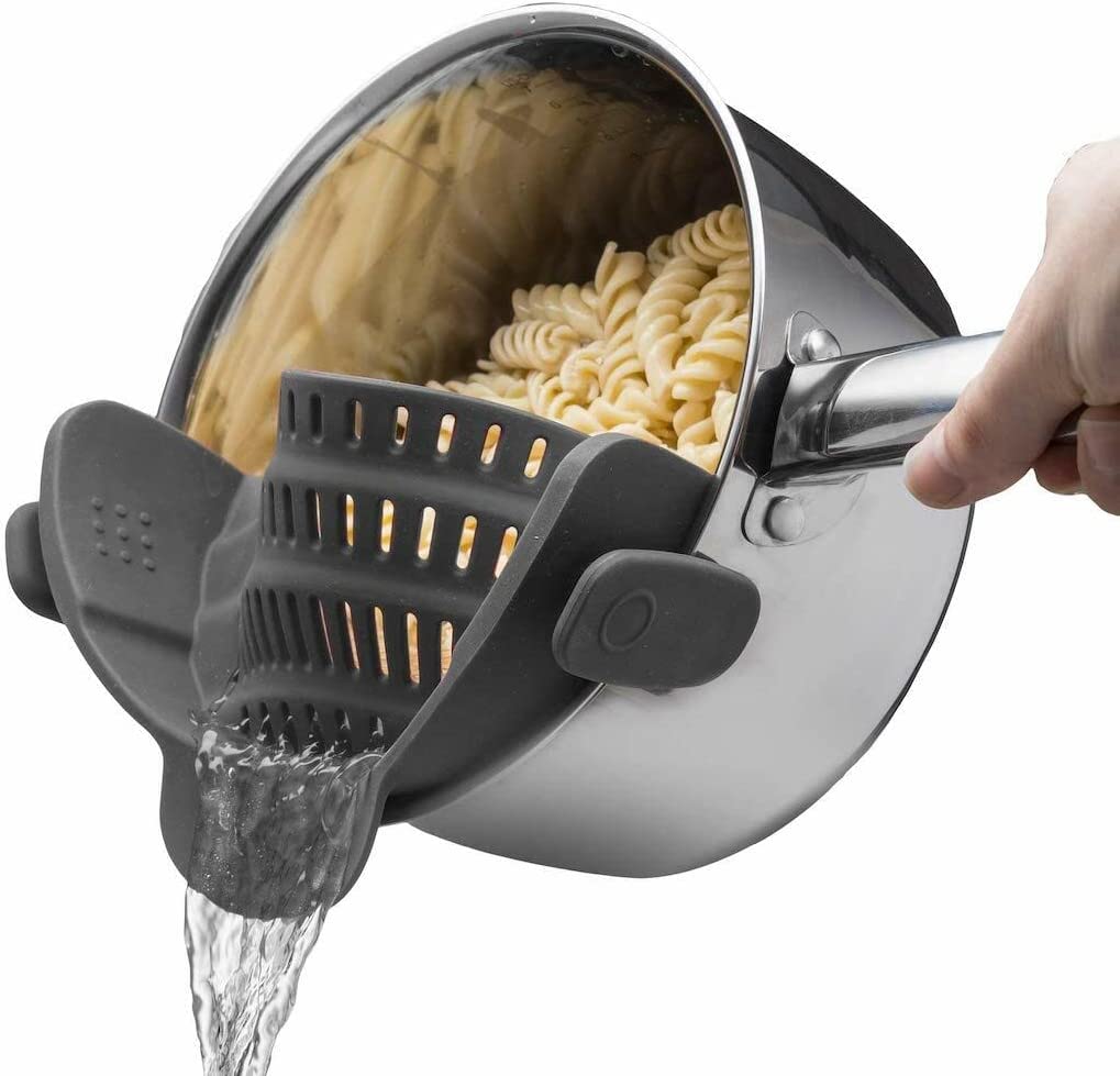 Kitchen Gizmo Snap N Strain Pot Strainer kitchen accessories from Amazon