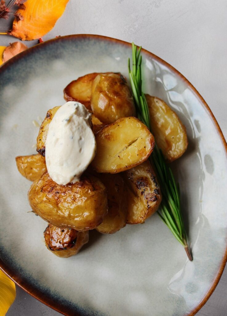 A roast potatoes recipe you will love, done in an air fryer.