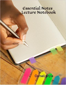 Essential Notes Lecture Notebook, Cornell Style available on Amazon books.